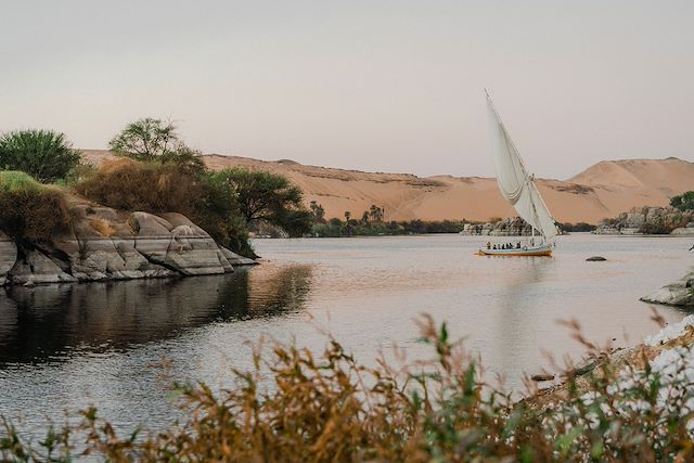 Voyage En felouque, le long du Nil