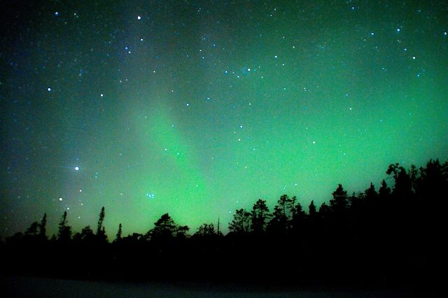 Voyage Traîneaux à chiens et aurores boréales