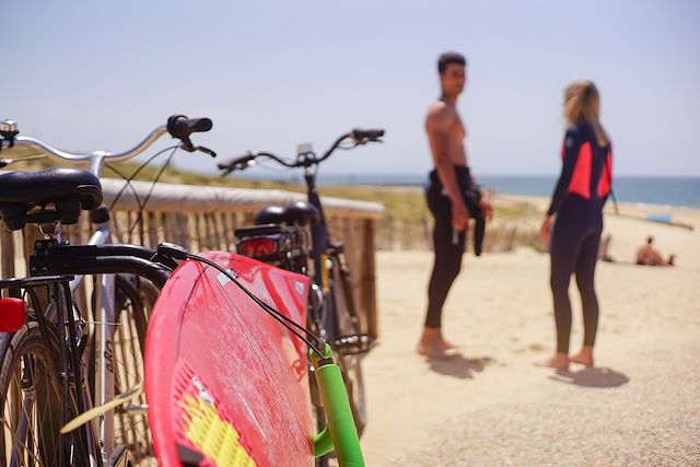 Bord de mer et îles : La Vélodyssée d'Arcachon à Biarritz à vélo Voyage La Vélodyssée d'Arcachon à Biarritz à vélo