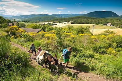 Randonnée avec âne Alpes du Nord