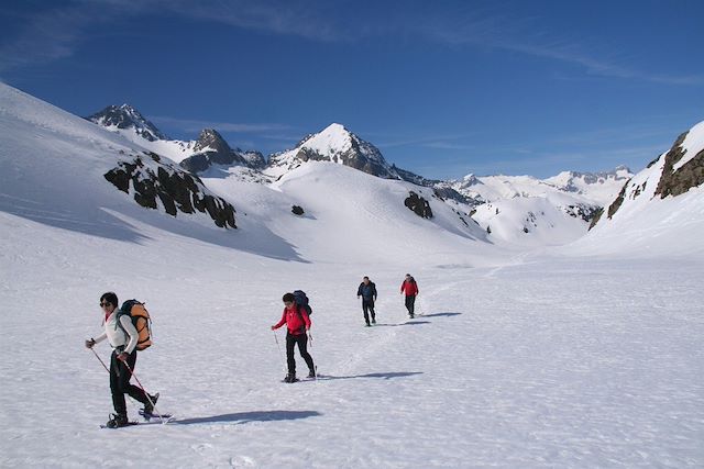 Voyage Raquettes confort entre Cerdagne et Capcir