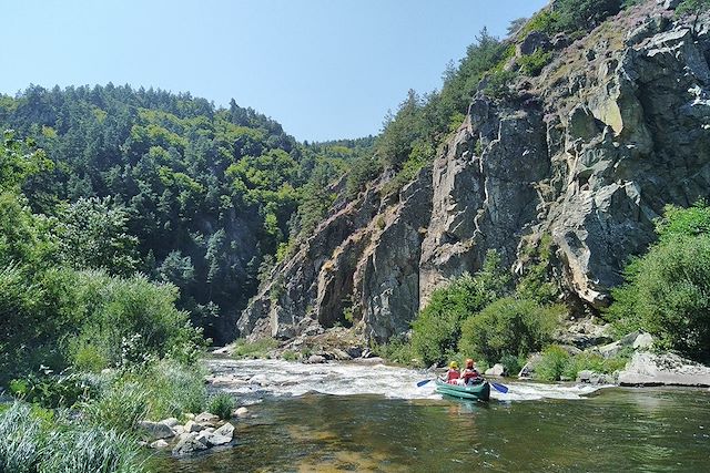 Voyage Les gorges du Haut-Allier en canoë 