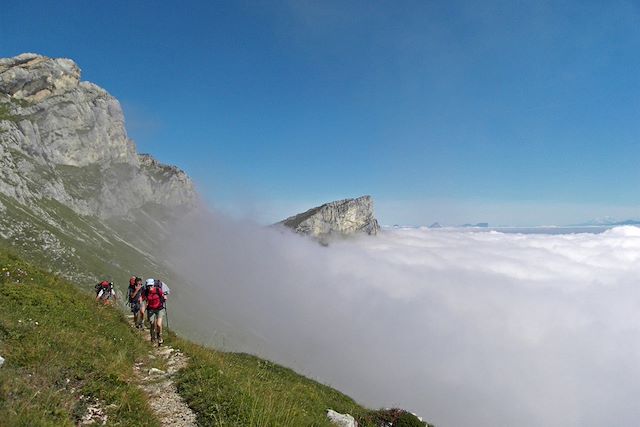 Voyage Mont Aiguille et falaises du Vercors