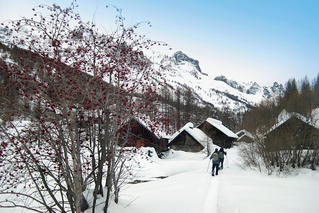 Voyage Névache et Val Clarée, raquette bien-être