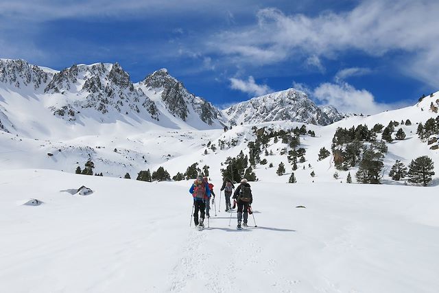 Voyage Découverte du Néouvielle en raquettes