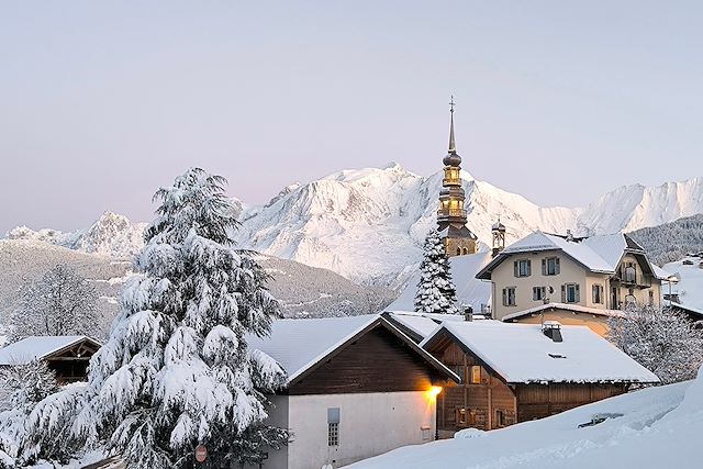Neige : La vallée du Mont-Blanc en raquettes Voyage La vallée du Mont-Blanc en raquettes