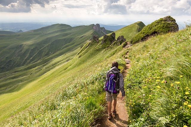 Voyage Rando âne près des volcans d'Auvergne