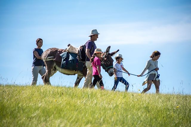 Voyage Les gorges de l'Ardèche avec un âne