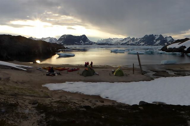 Voyage Raid en kayak au royaume des glaces