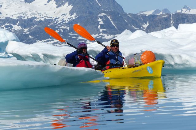 Voyage Raid en kayak au royaume des glaces