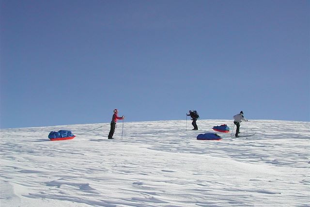 Ski de fond et ski nordique : Expédition sur la calotte glaciaire du Langjökull Voyage Expédition sur la calotte glaciaire du Langjökull