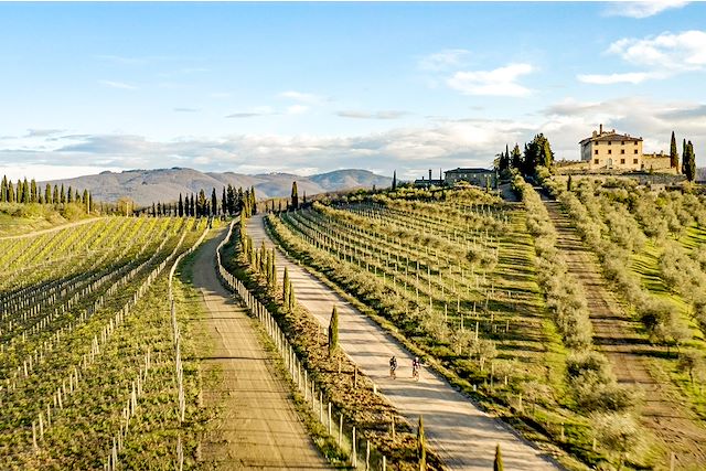 Voyage Gravel en Toscane, les routes blanches de l'Eroica