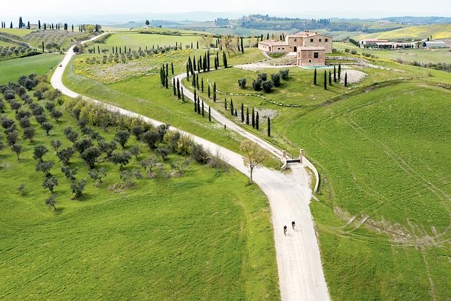 Voyage Gravel en Toscane, les routes blanches de l'Eroica