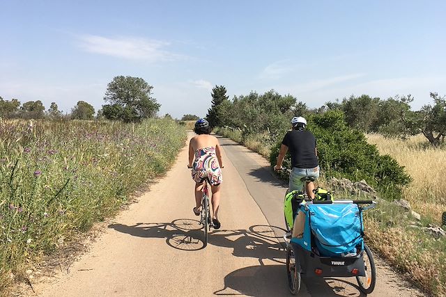 Voyage : Les Pouilles à vélo en famille du Salento à la mer Voyage Les Pouilles à vélo en famille du Salento à la mer