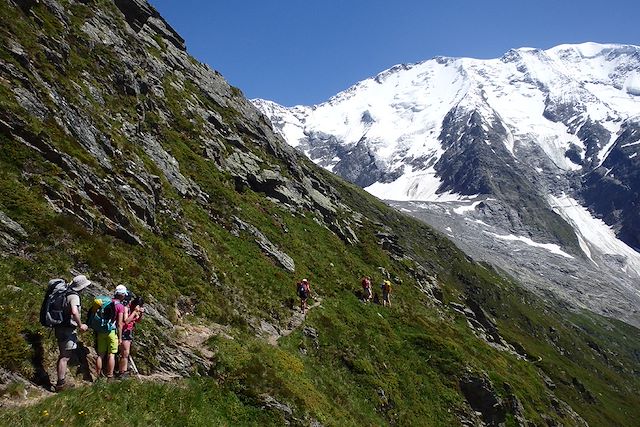 Voyage : Le tour des Géants : trek au pied des "4000" Voyage Le tour des Géants : trek au pied des "4000"