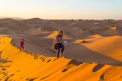 Randonnée avec chameau Maroc