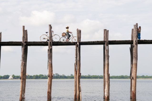 A vélo sur les sentiers birmans