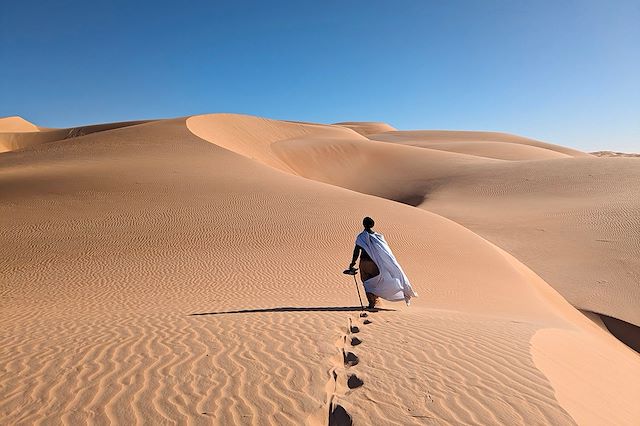 Randonnée avec chameau : Chinguetti et les dunes de l'erg Ouarane Voyage Chinguetti et les dunes de l'erg Ouarane