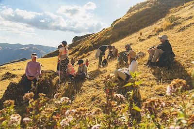 Randonnée avec mulet