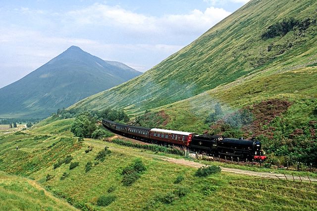Voyage L'Ecosse en train : panorama sur les Highlands