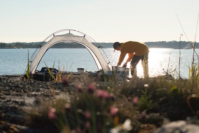 Voyage Kayak dans l'archipel de Stockholm - en train