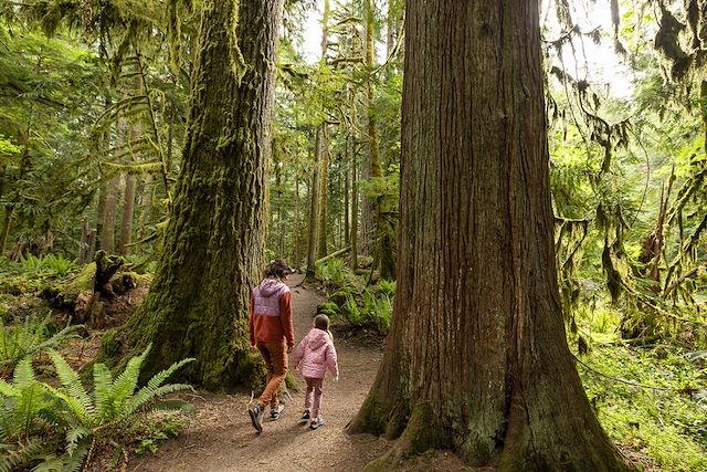 Voyage Petits aventuriers sous les cascades du Nord-Ouest