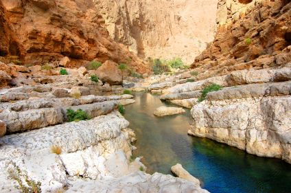 Les canyons et dunes ondulantes d'Oman