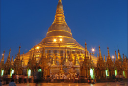Yangon et le Rocher d'Or