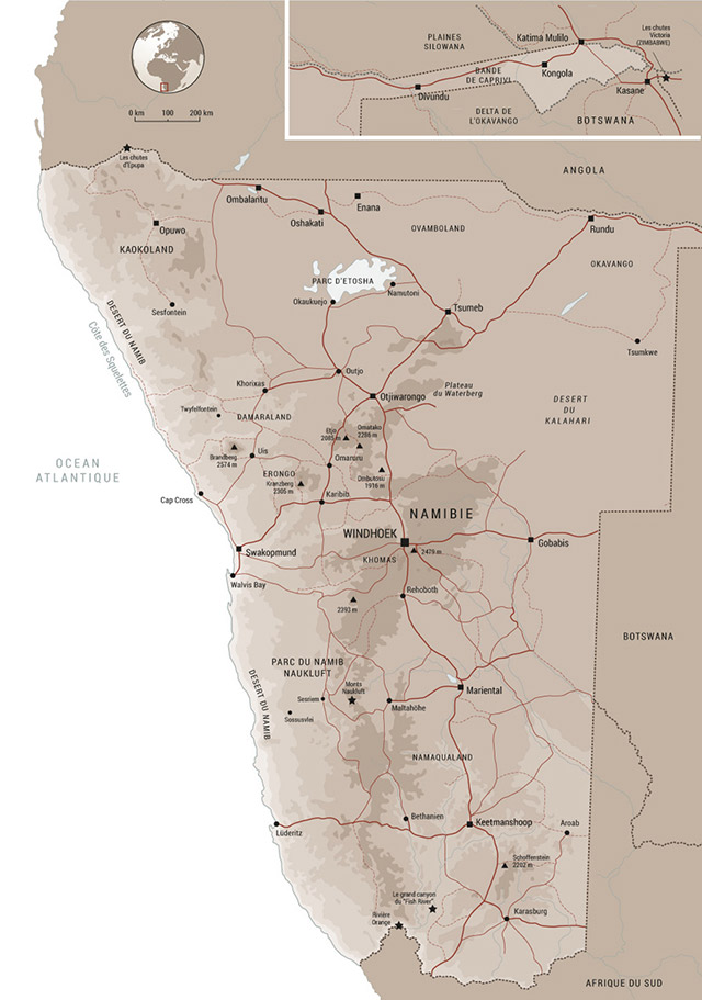 Carte de la Tanzanie